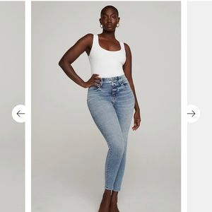 GOOD AMERICAN GOOD WAIST SKINNY JEANS